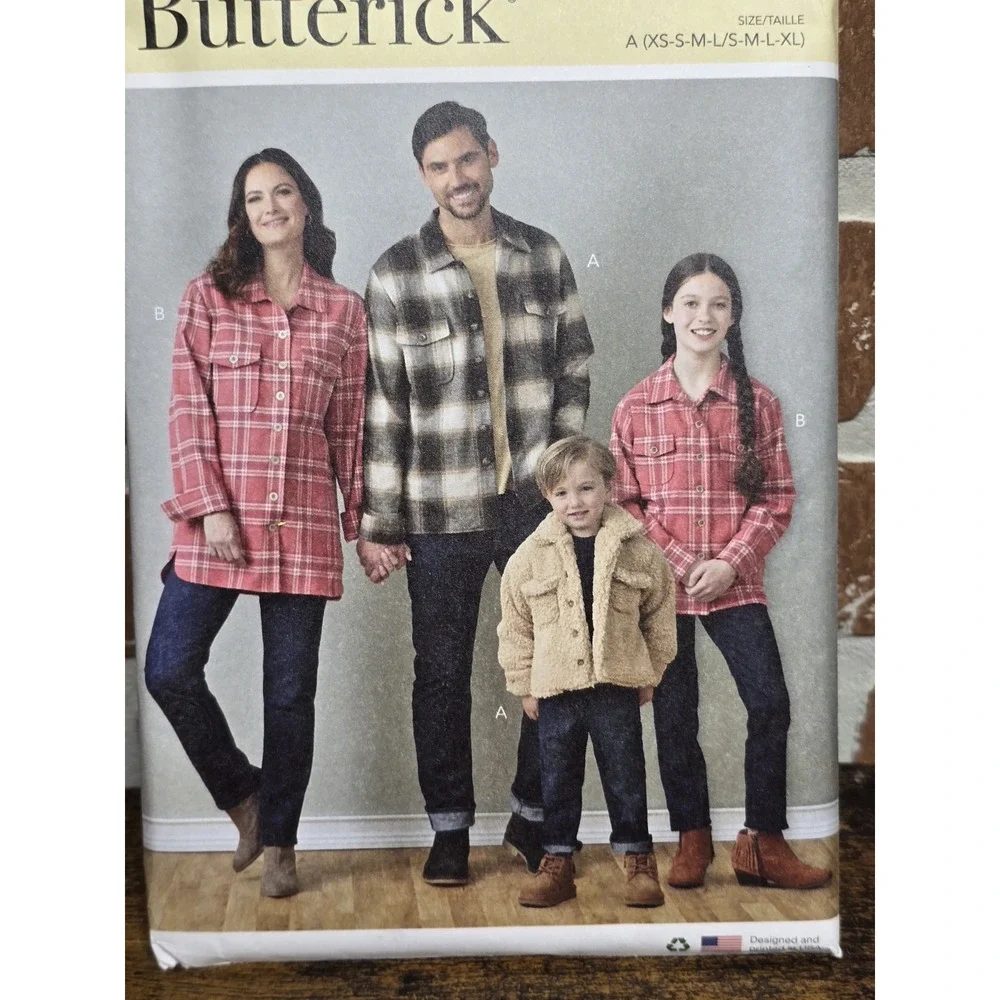 Butterick 6916 - Children's, Teen's and‎ Adult's Jacket Uncut Sewing Pattern